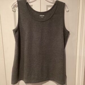 Lands' End Women's Charcoal gray Tank Top Women’s Size L 14/16